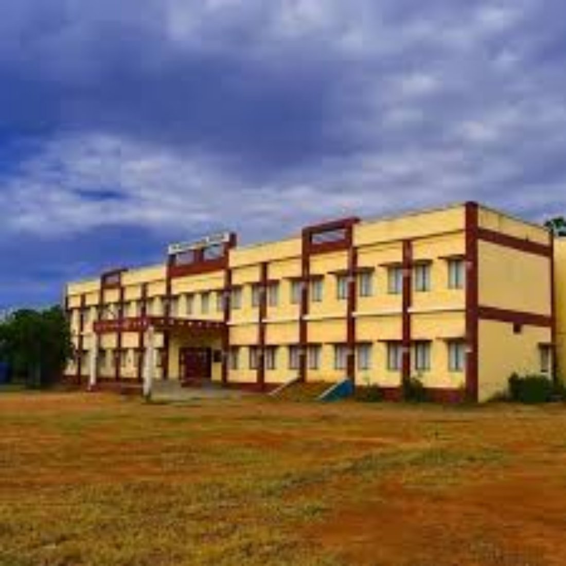 Side perspective of TGMS Ambam school building